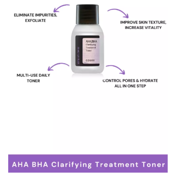 ORIGINAL COSRX AHA/BHA Clarifying Treatment Toner 30ml