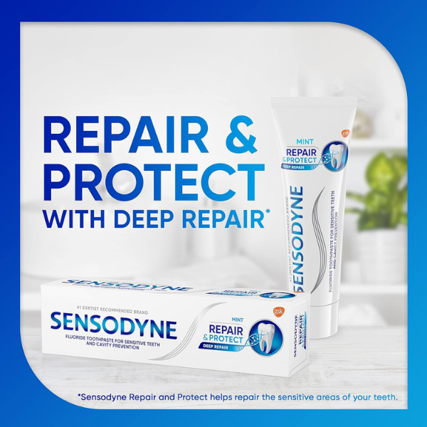 Sensodyne Complete Protection+ Toothpaste Original 75ml.