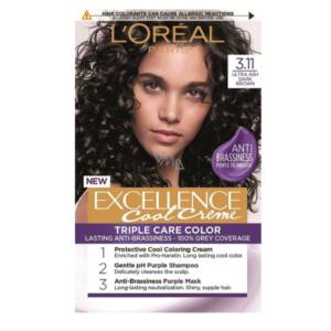 Loreal Paris Excellence Cool Creme Hair Color 3.11 Ultra Ash Dark Brown