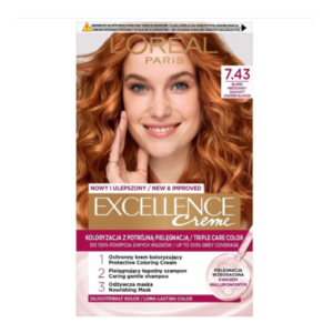 L'Oreal Excellence Creme, 7.43 Copper Blonde