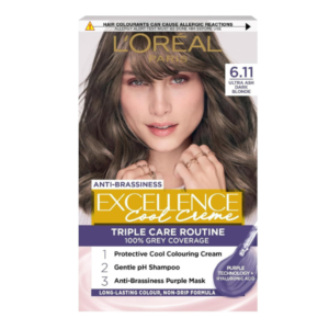 L'ORÉAL PARIS Excellence Cool Creme 6.11 Ultra Ash Dark Blond Permanent Hair Dye