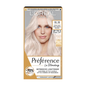 L'Oreal Paris Preference Hair Dye, Long Lasting, Luminous Permanent Hair Colour, 11.11, Venice