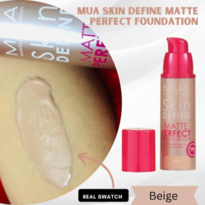 MUA Skin Define Matte Perfect Foundation Beige