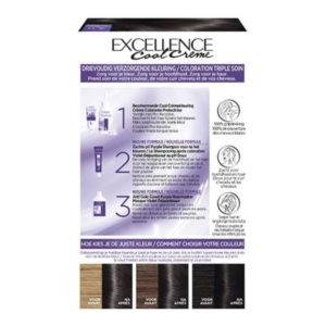 Loreal Paris Excellence Cool Creme Hair Color 3.11 Ultra Ash Dark Brown