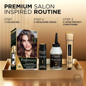 L'Oréal - Préférence - Permanent Haircolor 4.15 - INTENSE DEEP BROWN - Hair dye