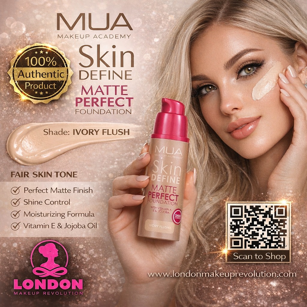 MUA Skin Define Matte Perfect Foundation Ivory Flush