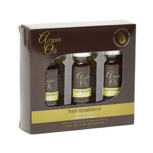 Argan Oil Intensive Hair Treatment Shots 3 x 12mL, With Moroccan Argan Oil Extract