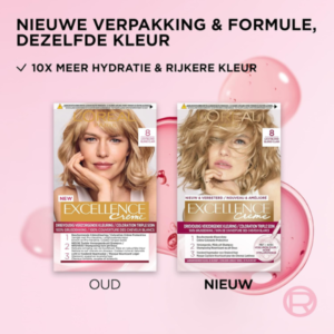 L'Oréal Paris Excellence Creme 8 - Light Blonde - Permanent Color
