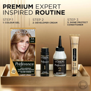 Loreal Paris Preference Luminous Fade-Defying Hair Color - 7.0 Blonde