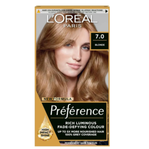Loreal Paris Preference Luminous Fade-Defying Hair Color - 7.0 Blonde