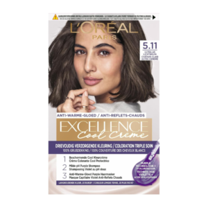 L'Oréal Paris Excellence Cool Creme 5.11 - Ultra Ash Light Brown - Permanent Hair Colour