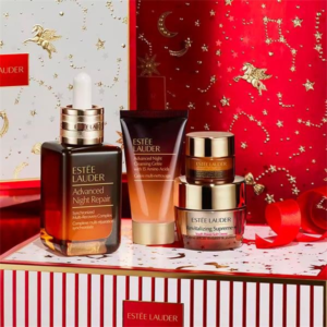 Estee Lauder Advanced Night Repair Serum Holiday Skincare Set The Lift + Glow Routine