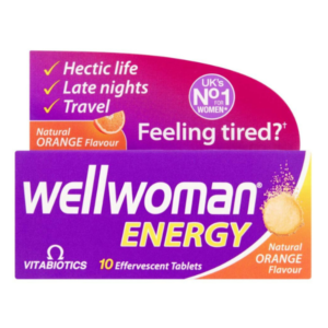Vitabiotics Wellwoman Energy Natural Orange Flavour - 10 Effervescent Tablets