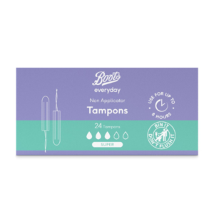 Boots Everyday Non Applicator Tampons Super x24