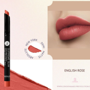 Absolute New York Demi-Matte Supreme Slim Lipstick (English Rose)