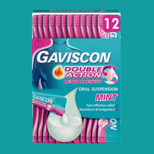 Gaviscon Double Action Sachets, Mint, 12 X 10ml