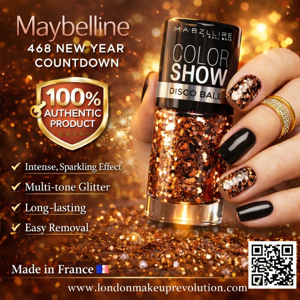 Maybelline Color Show Disco Ball Nail Polish 468 New Year Countdown