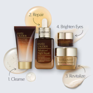 Estee Lauder Advanced Night Repair Serum Holiday Skincare Set The Lift + Glow Routine