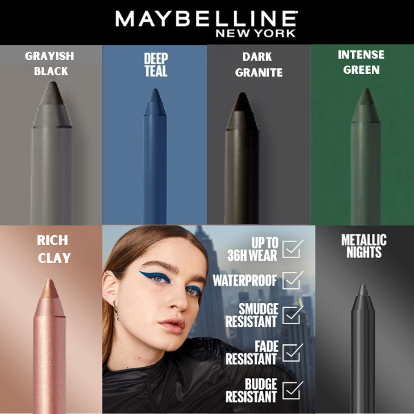 Maybelline New York Tatoo Liner Gel Pencil 932 Intense Green