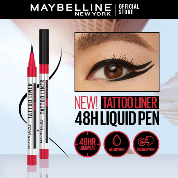Maybelline Tattoo Liner 48h Liquid Pen Eyeliner Black