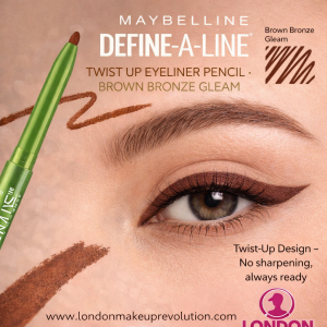 Maybelline Line Definer Twist up Eyeliner Pencil Brown Bronze Gleam