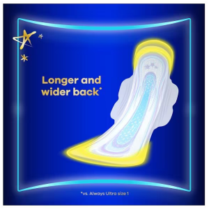 Always Ultra Sanitary Towels Secure Night Extra Size 5 14CT