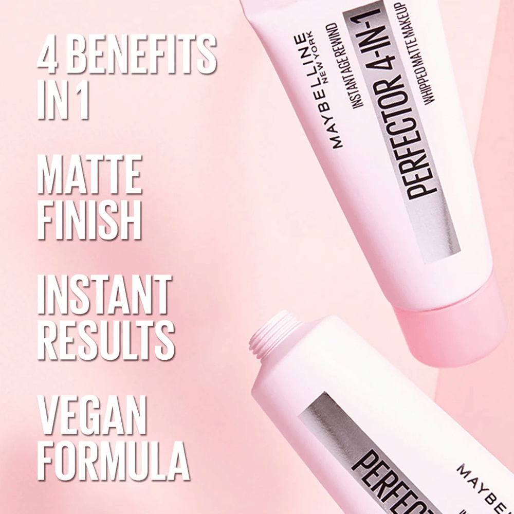 Maybelline Instant Age Rewind Instant Perfector 4 In 1 Matte Foundation 035 Natural Medium - Image 6