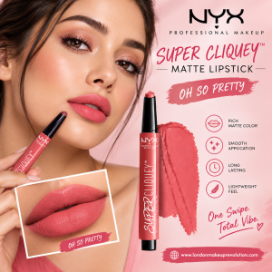 NYX Super Cliquey Matte Lipstick Oh So Pretty