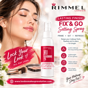 Rimmel Lasting Finish Fix & Go 2in1 Primer and Setting Spray - 100 ml