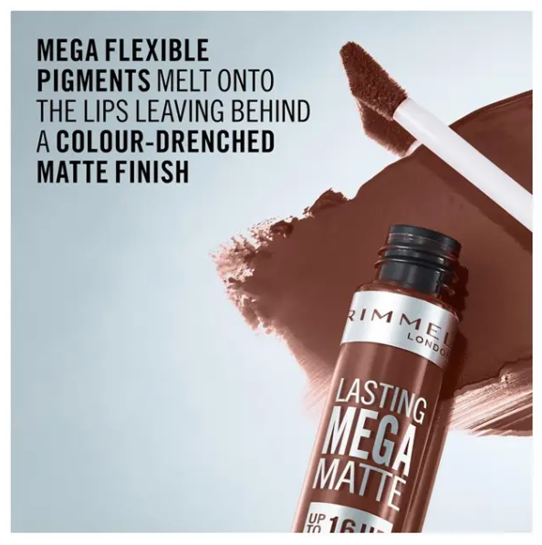 Rimmel Mega Matte Liquid Lipstick 725 Love Bite - Image 2