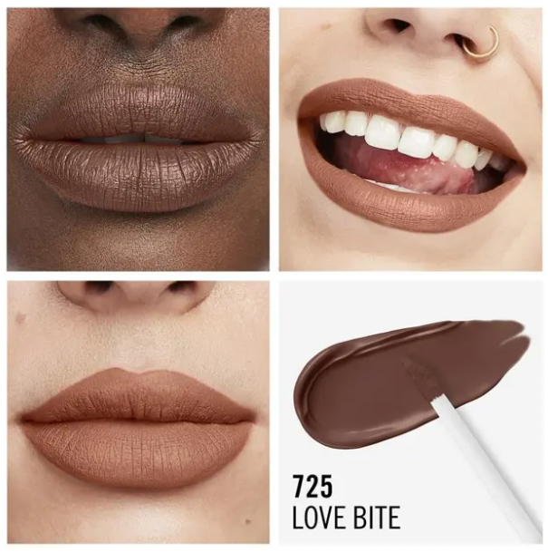 Rimmel Mega Matte Liquid Lipstick 725 Love Bite - Image 4