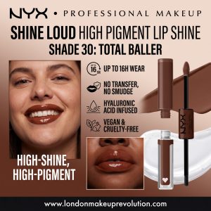 Total Baller NYX Shine Loud High Shine Lip Color