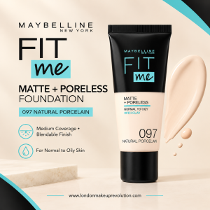 Maybelline Fit Me Matte & Poreless Foundation 097 Natural