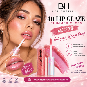 Bh Los Angeles 411 Lip Glaze Shimmer Gloss Melrose