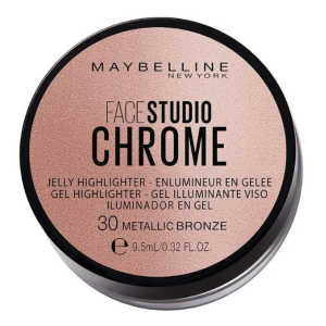 Maybelline Face Studio Chrome Jelly Highlighter 30 Metallic Bronze